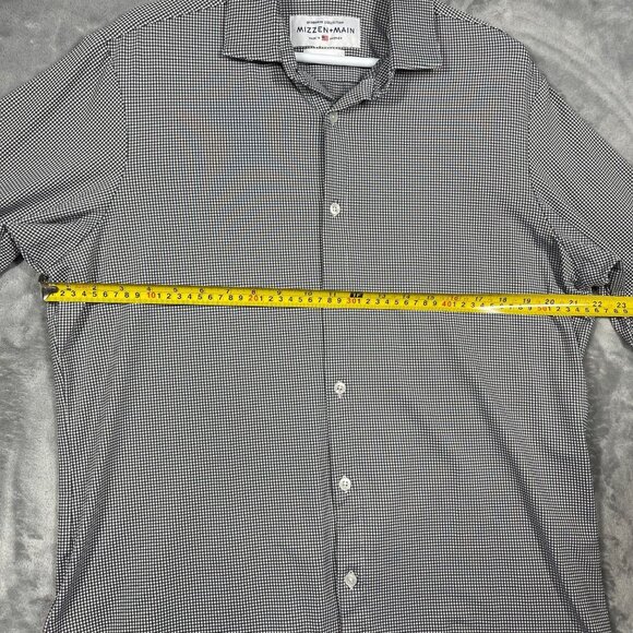 Mizzen+Main Spinnaker Collection Mens Medium Standard Fit Button-Up Shirt - Picture 3 of 7